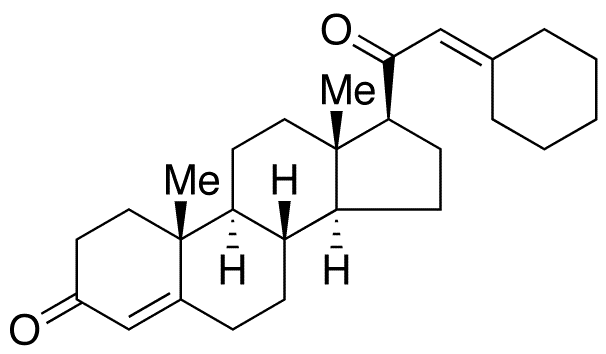 21-(Cyclohexylidene)pregn-4-ene-3,20-dione - Chemical structure and product image
