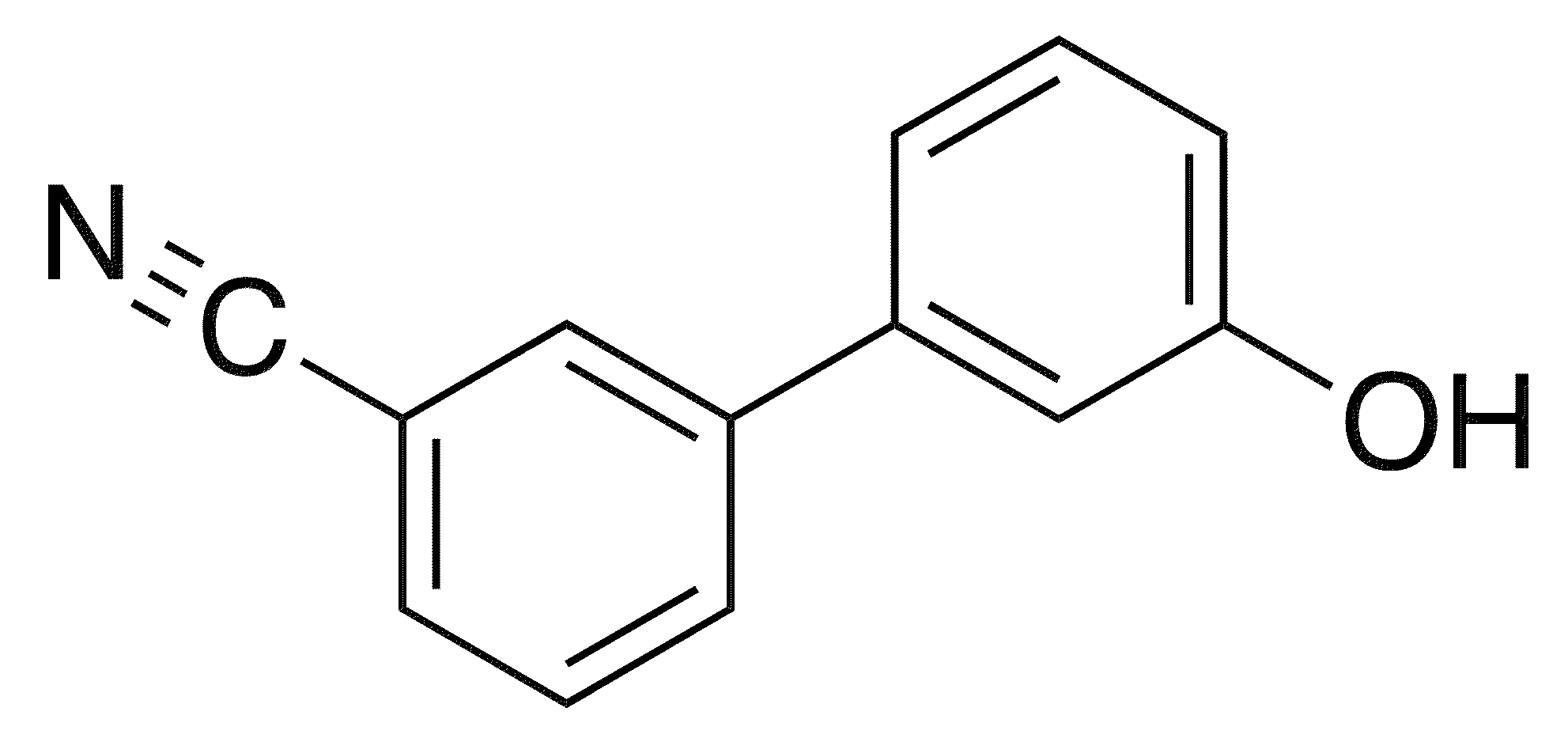 3-Cyano-3â€™-hydroxybiphenyl - Chemical structure and product image