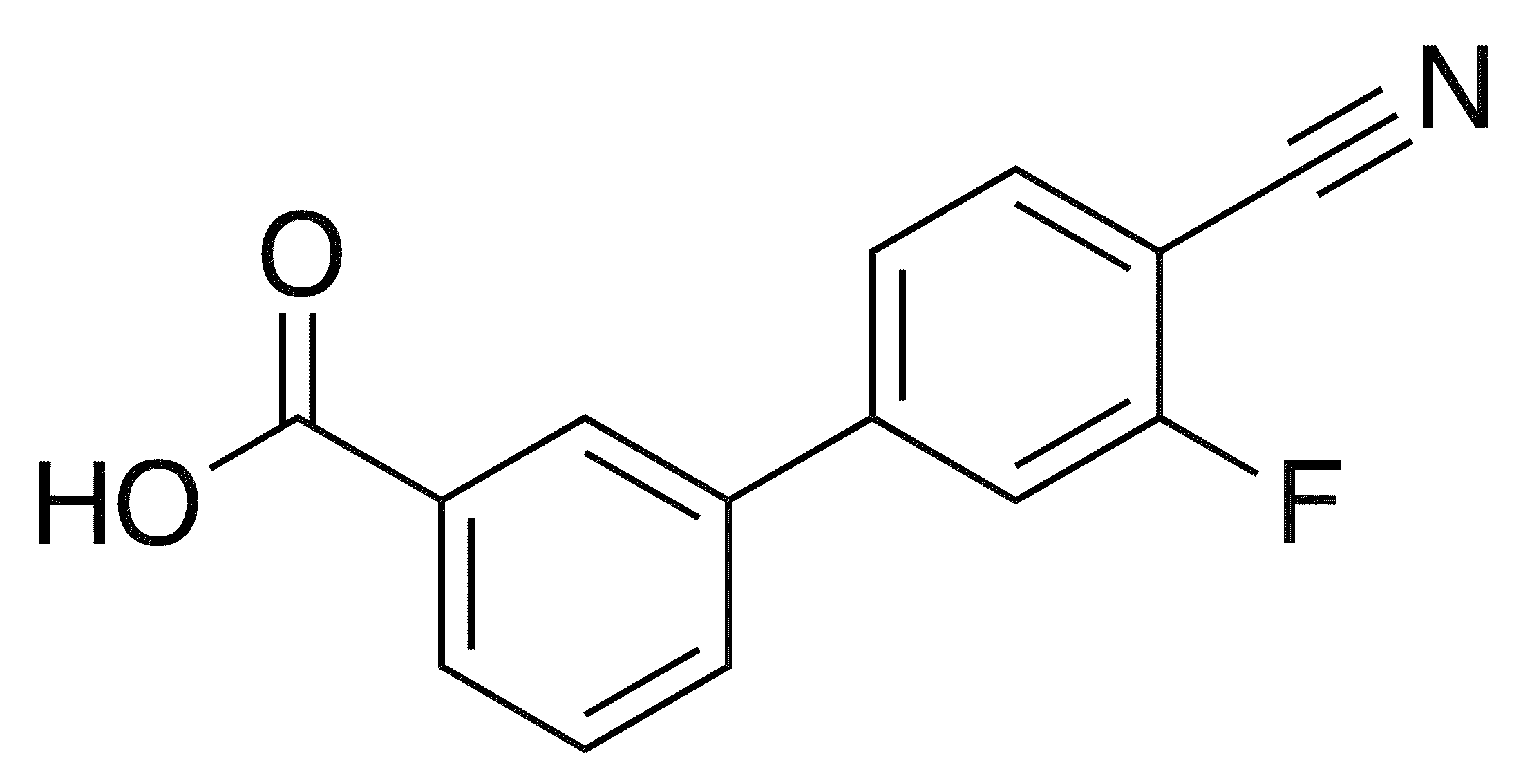 3-(4-Cyano-3-fluorophenyl)benzoic acid - Chemical structure and product image