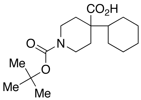 4-Cyclohexyl-1,4-piperidinedicarboxylic Acid tert-Butyl Ester - Chemical structure and product image