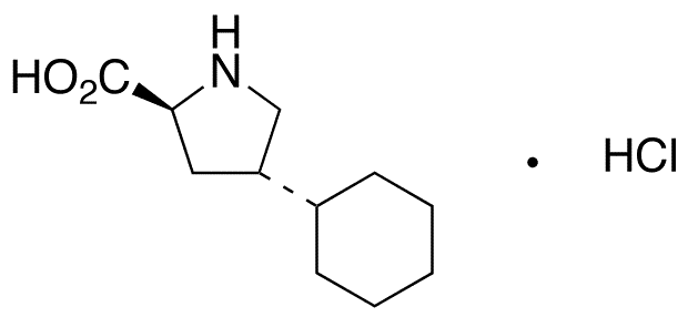 (4S)-4-Cyclohexyl-L-proline Hydrochloride - Chemical structure and product image