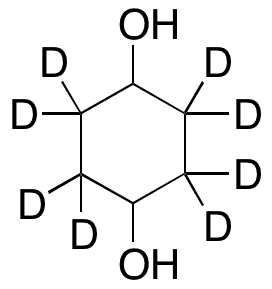 1,4-Cyclohexanediol-d8 (cis and trans mixture) - Chemical structure and product image