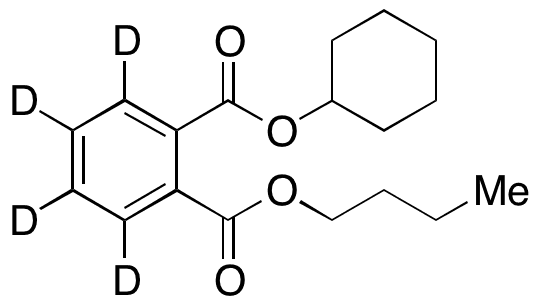 Cyclohexyl Butyl Phthalate-d4 - Chemical structure and product image