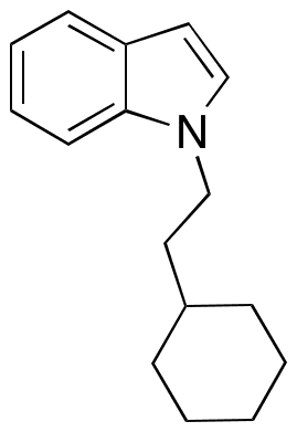 1-(2-Cyclohexylethyl)-1H-indole - Chemical structure and product image