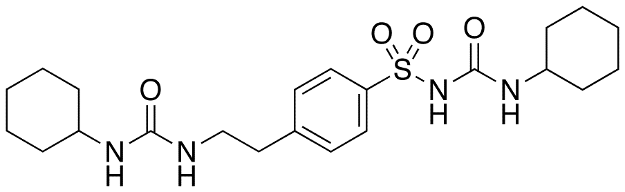 N-[4-(beta-Cyclohexylureidoethyl)benzensulfonyl] N-Cyclohexylurea - Chemical structure and product image