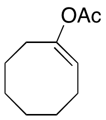 1-Cycloocten-1-ol 1-Acetate - Chemical structure and product image