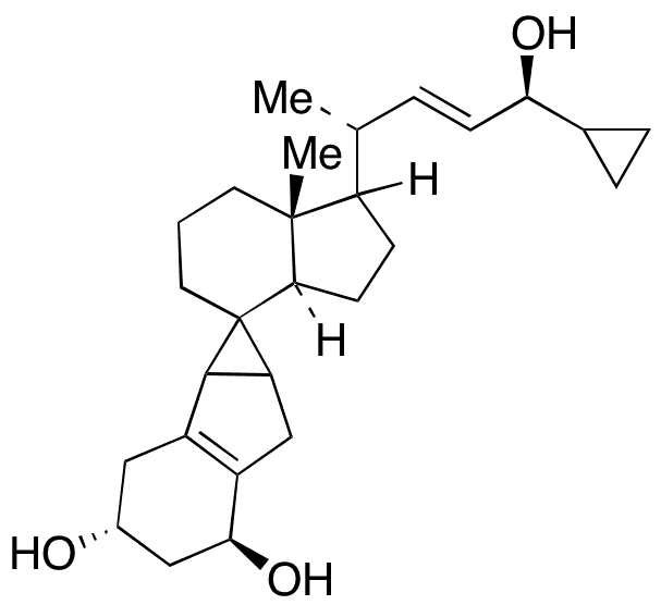 (3R,3aR,5S,7aR)-1-((2R,5S,E)-5-Cyclopropyl-5-hydroxypent-3-en-2-yl)-7a-methyl-1,2,2,3,3,3a,4,5,5,6,6a,6,7,7a-tetradecahydro-1aH-spiro[cyclopropa[a]indene-1,4-indene]-3,5-diol - Chemical structure and product image