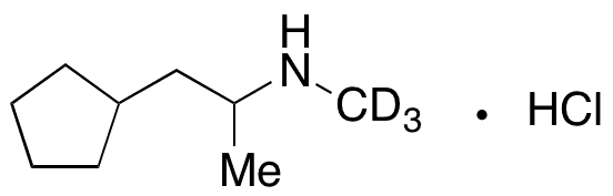 Cyclopentamine Hydrochloride-d3 - Chemical structure and product image