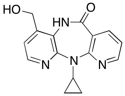 11-Cyclopropyl-5,11-dihydro-4-(hydroxymethyl)-6H-dipyrido[3,2-b:2â€™,3â€™-e][1,4]diazepin-6-one - Chemical structure and product image