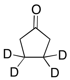 Cyclopentanone-beta-d4 - Chemical structure and product image