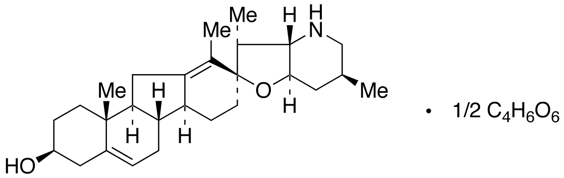 Cyclopamine Tartrate - Chemical structure and product image