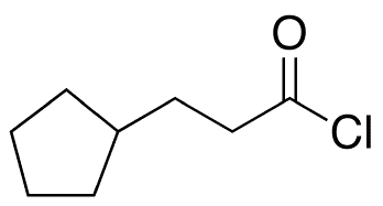 3-Cyclopentylpropionyl Chloride - Chemical structure and product image