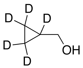 Cyclopropylmethanol-d5 (Major) - Chemical structure and product image