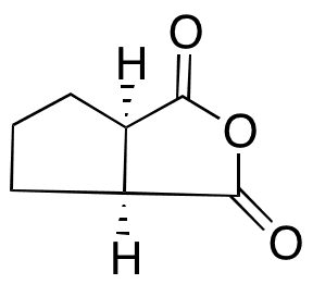cis-1,2-Cyclopentanedicarboxylic Anhydride - Chemical structure and product image