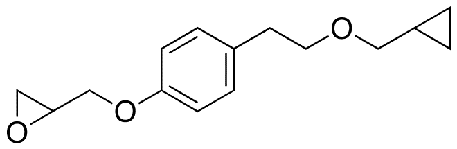 [[4-[2-(Cyclopropylmethoxy)ethyl]phenoxy]methyl]oxirane - Chemical structure and product image