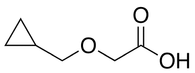 2-(Cyclopropylmethoxy)-acetic Acid - Chemical structure and product image