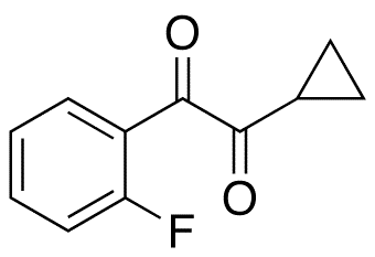Cyclopropyl 2-Fluorophenyl Diketone - Chemical structure and product image
