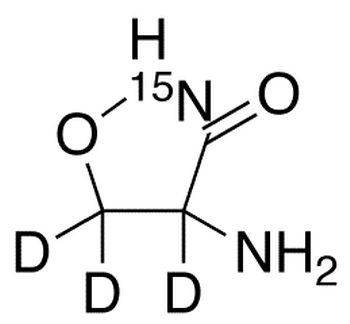 rac Cycloserine-15N,d3 - Chemical structure and product image