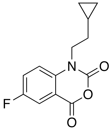 1-(2-Cyclopropylethyl)-6-fluorobenzo[d][1,3]oxazine-2,4-dione - Chemical structure and product image