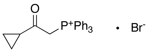 (2-Cyclopropyl-2-oxoethyl)triphenyl-phosphonium Bromide - Chemical structure and product image