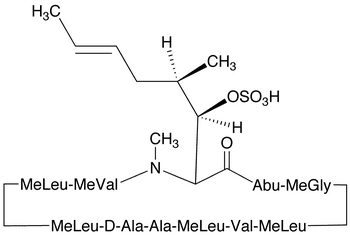 Cyclosporin A Sulfate - Chemical structure and product image