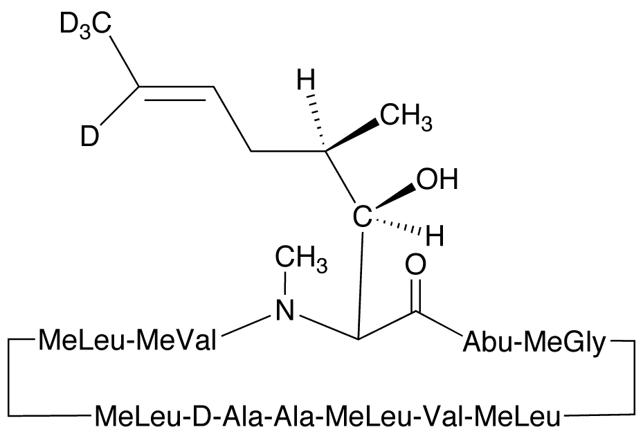 Cyclosporin A-d4 (Major) - Chemical structure and product image