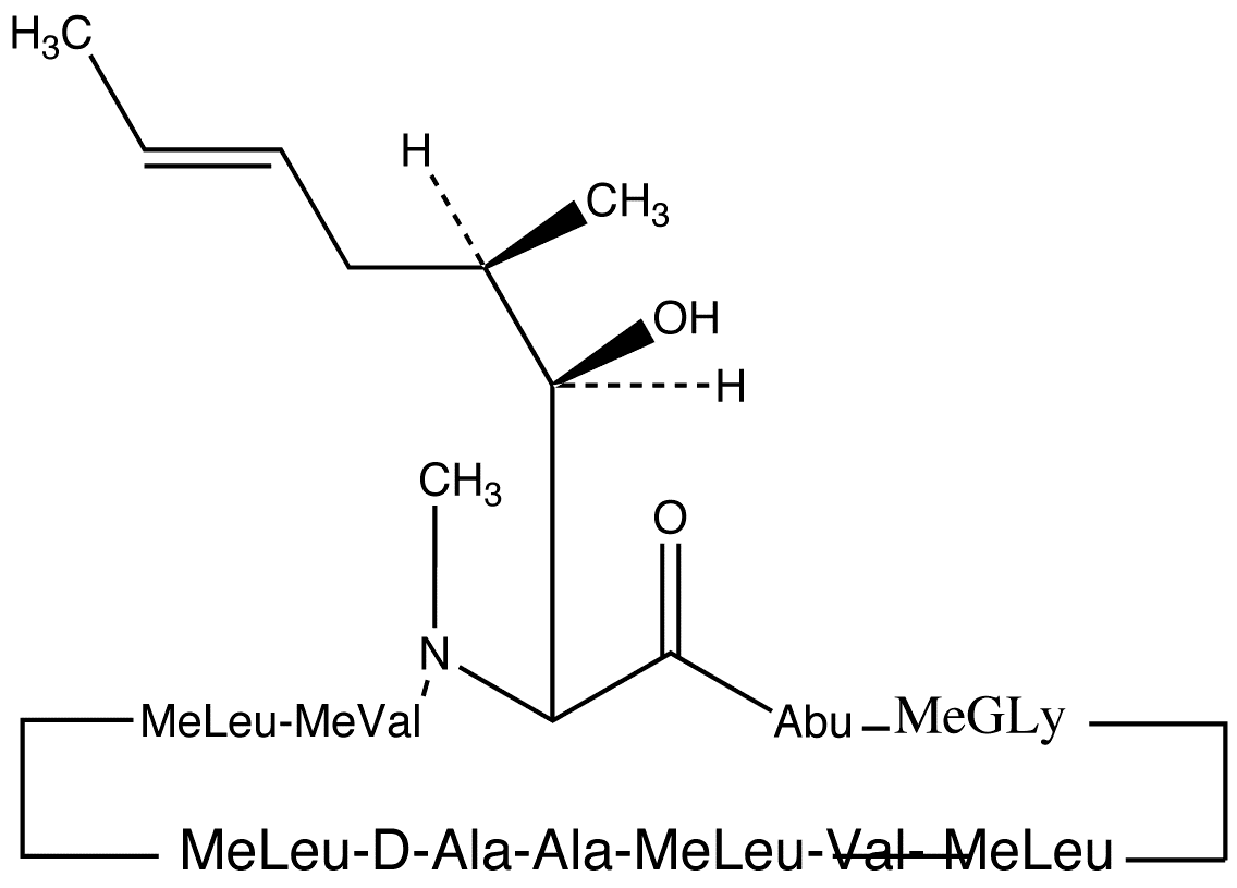 Cyclosporin C - Chemical structure and product image