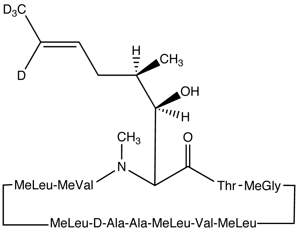 Cyclosporin C-d4 - Chemical structure and product image