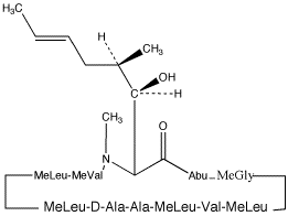 Cyclosporin D - Chemical structure and product image