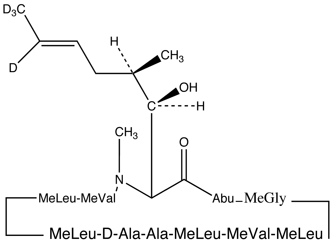 Cyclosporin D-d4 - Chemical structure and product image