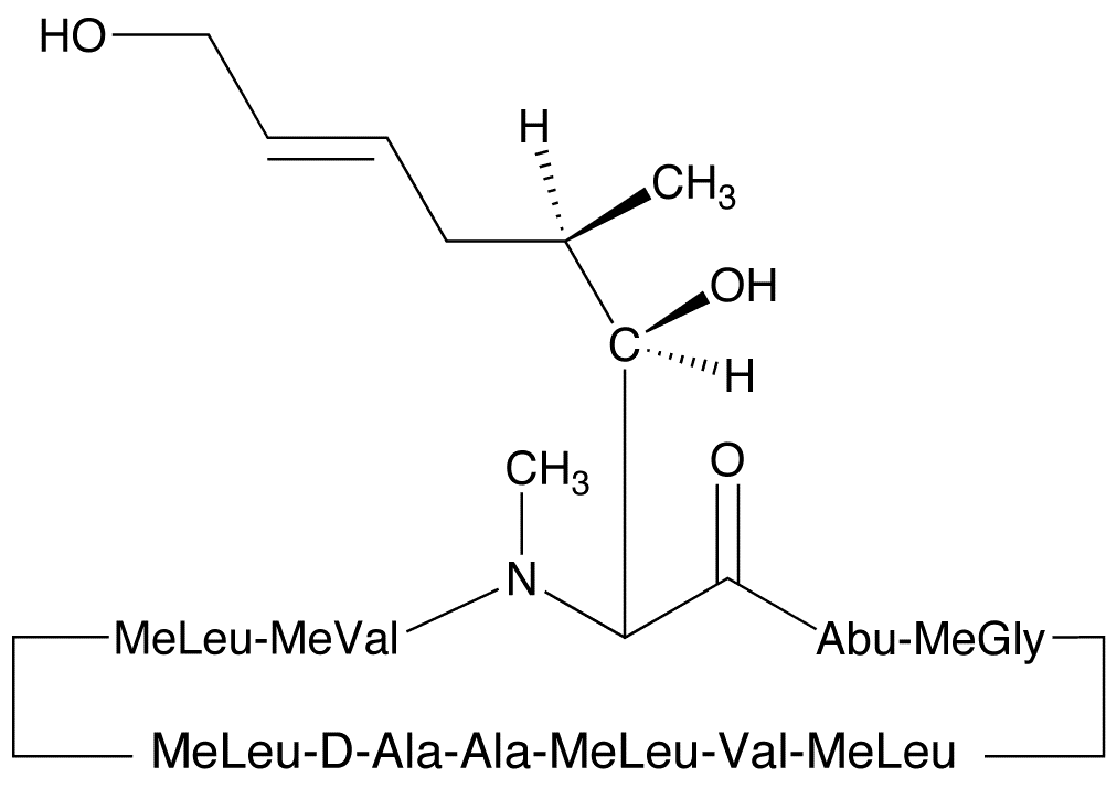 Cyclosporin AM 1 (>80%) - Chemical structure and product image