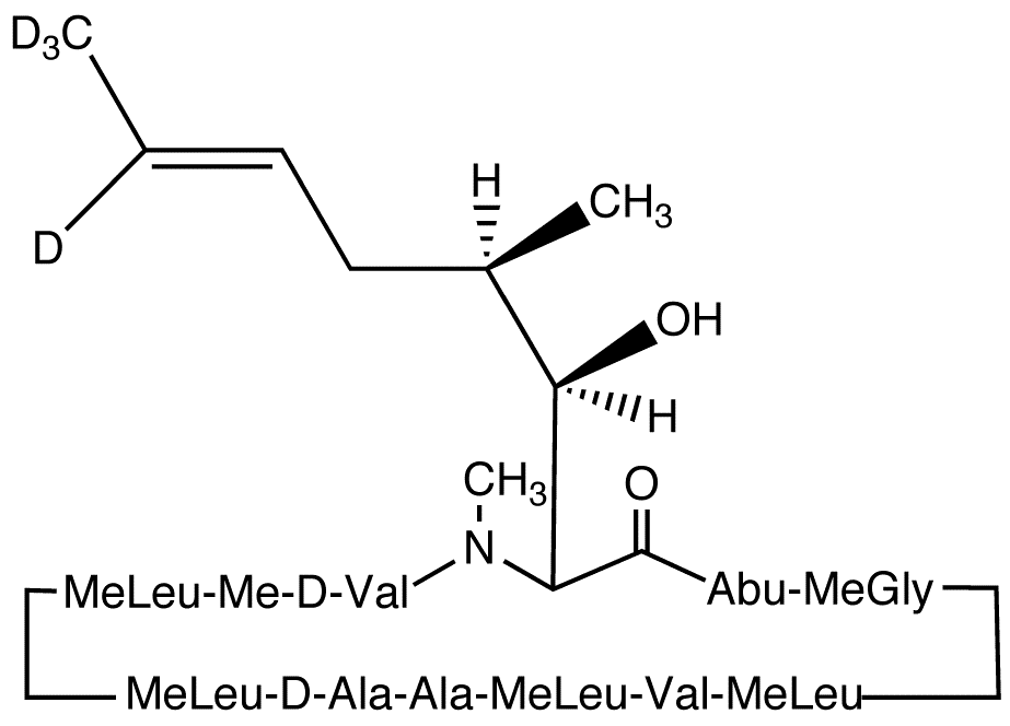 Cyclosporin H-d4 - Chemical structure and product image