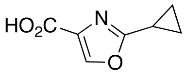 2-Cyclopropyl-4-oxazolecarboxylic Acid - Chemical structure and product image