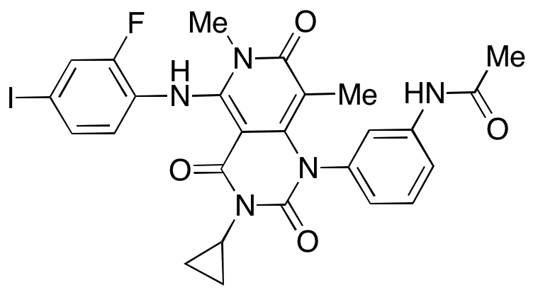 Trametinib - Chemical structure and product image