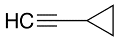 Cyclopropylacetylene - Chemical structure and product image