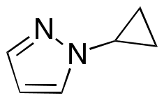 1-Cyclopropyl-1H-pyrazole - Chemical structure and product image