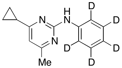 Cyprodinil-d5 - Chemical structure and product image