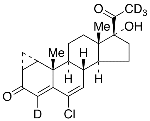 Cyproterone-d4 - Chemical structure and product image