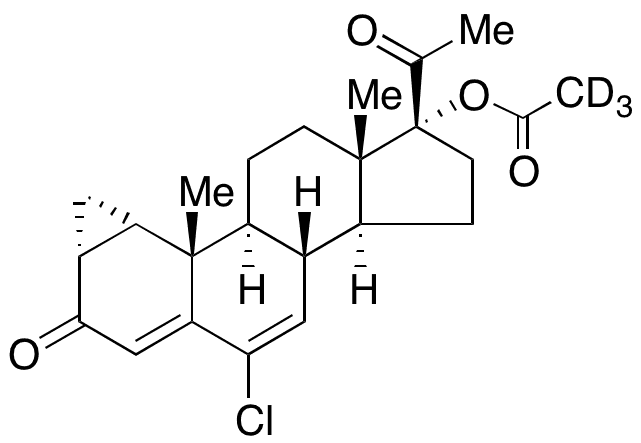 Cyproterone Acetate-d3 (Major) - Chemical structure and product image