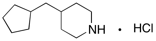 4-(Cyclopentylmethyl)piperidine Hydrochloride - Chemical structure and product image