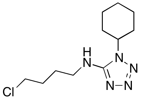 1-Cyclohexyl-5-(4-chlorobutyl)amino-1H-tetrazole - Chemical structure and product image