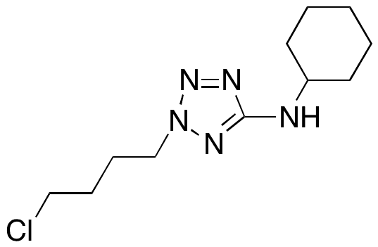 2-(4-Chlorobutyl)-5-cyclohexylamino-2H-tetrazole - Chemical structure and product image