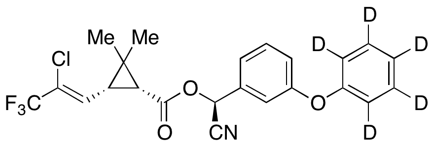 gamma-Cyhalothrin-d5 - Chemical structure and product image