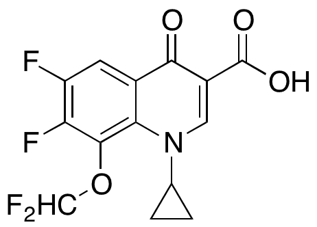 1-Cyclopropyl-8-(difluoromethoxy)-6,7-difluoro-1,4-dihydro-4-oxo-3-quinolinecarboxylic Acid - Chemical structure and product image