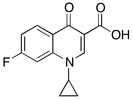 1-Cyclopropyl-7-fluoro-1,4-dihydro-4-oxo-3-quinolinecarboxylic Acid - Chemical structure and product image