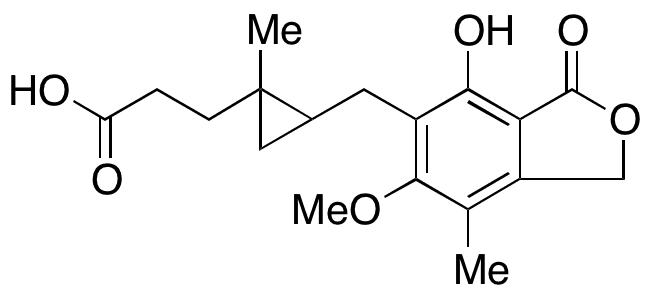 1-Cyclopropane Mycophenolic Acid - Chemical structure and product image