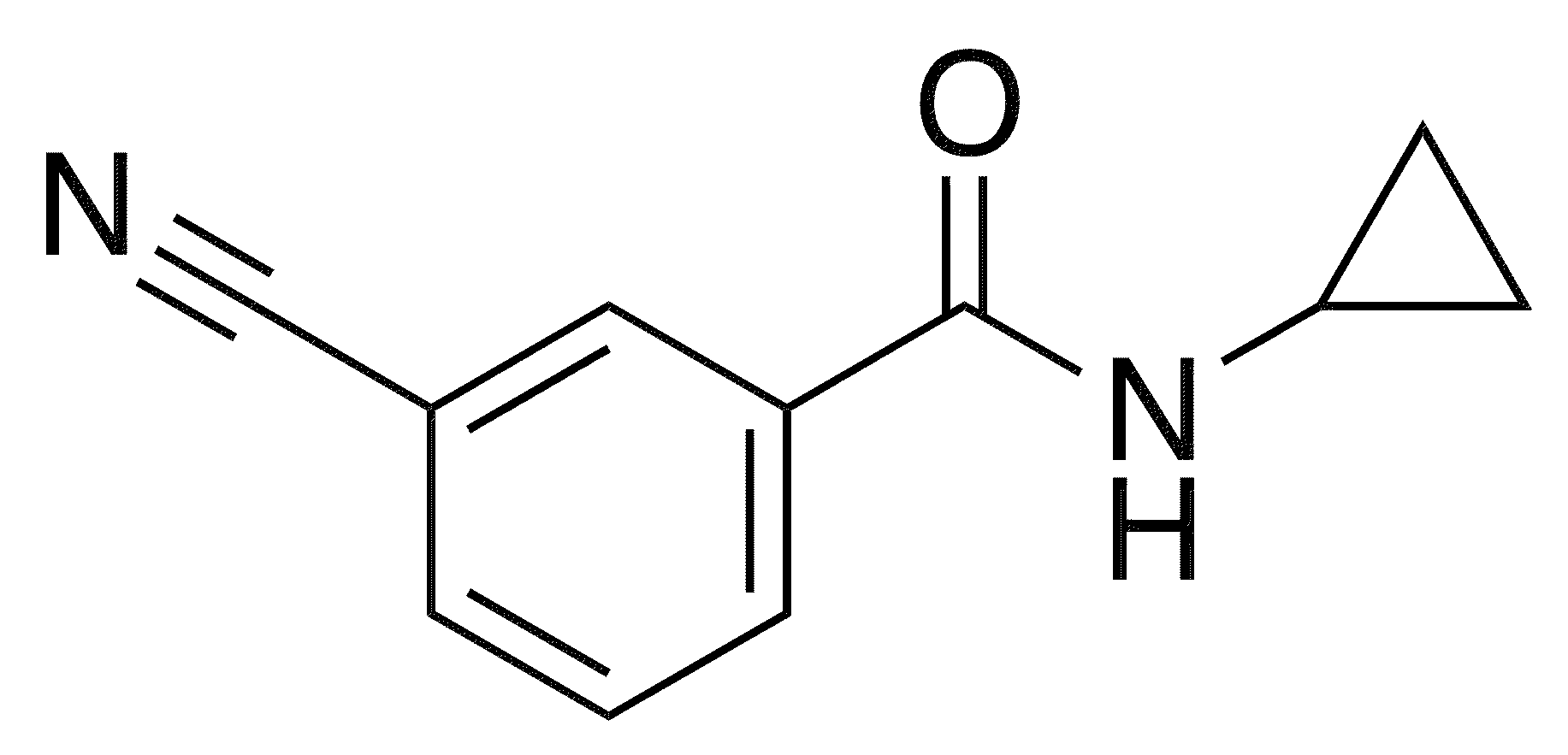 3-Cyano-N-cyclopropylbenzamide - Chemical structure and product image