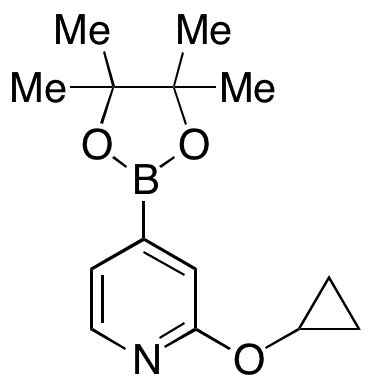 2-Cyclopropyloxypyridine 4-pinacolboronate - Chemical structure and product image