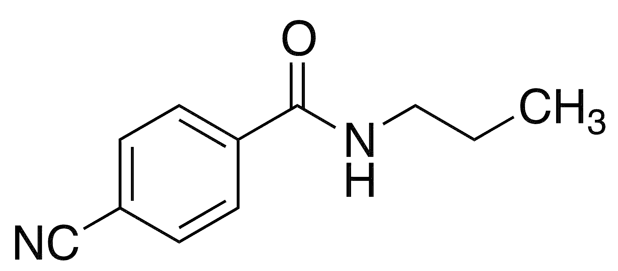 4-Cyano-N-propylbenzamide - Chemical structure and product image