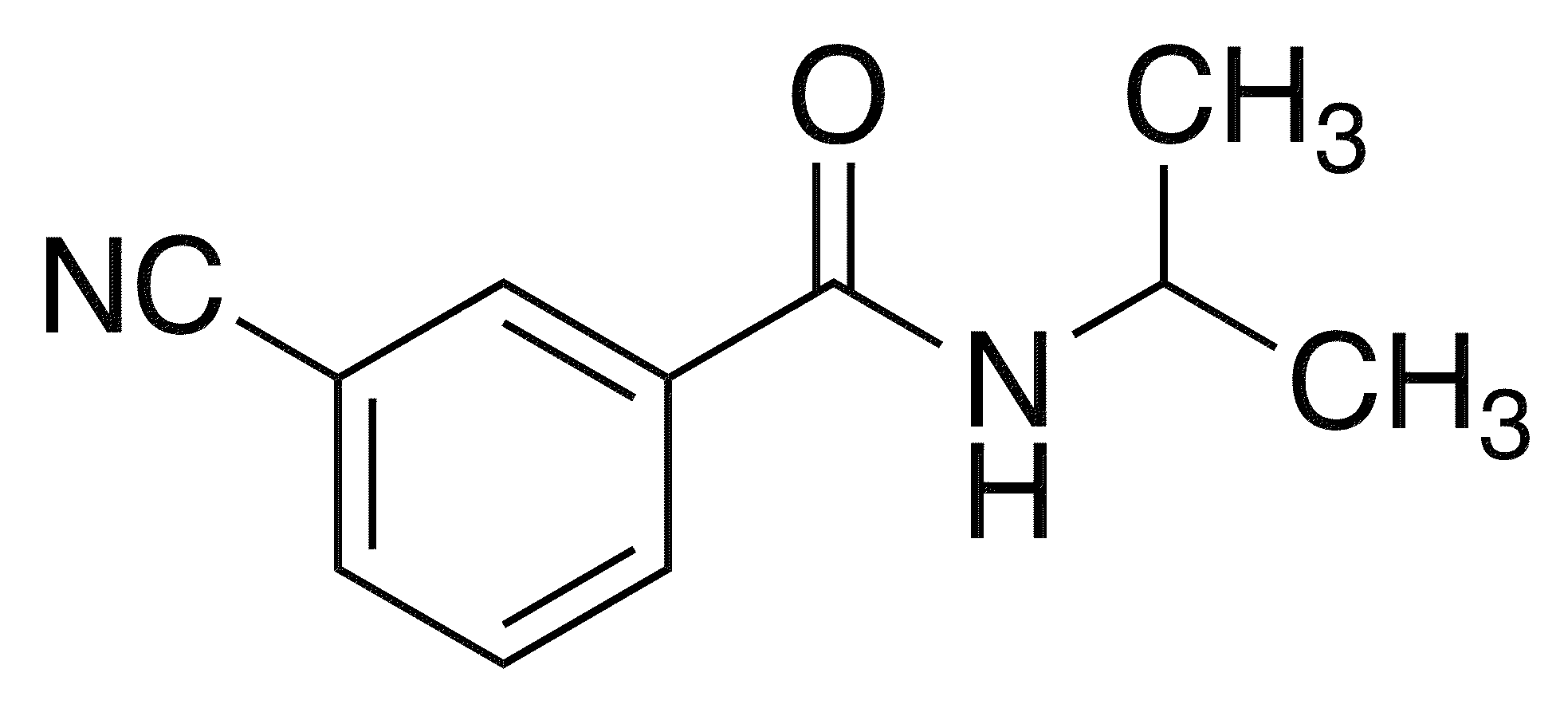 3-Cyano-N-isopropylbenzamide - Chemical structure and product image